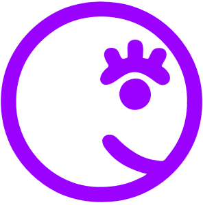 openclipart圖庫：Purple Smiley