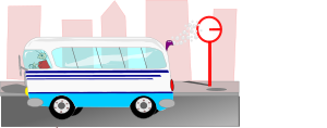 openclipart圖庫：PARADA DE ONIBUS