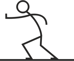 openclipart圖庫：Stick figure pushing