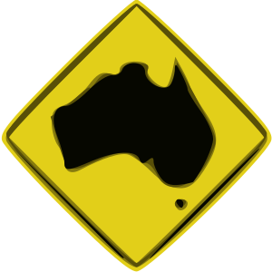 openclipart圖庫：Australia Sign