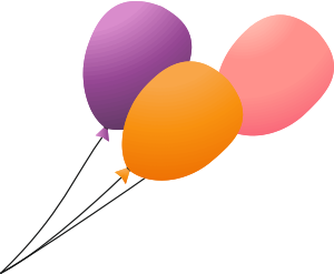 openclipart圖庫：Balloons