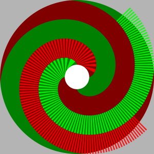 openclipart圖庫：involute of a circle