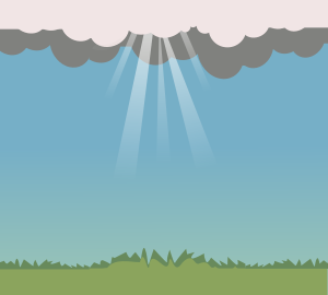 openclipart圖庫：Sunshowers