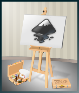 openclipart圖庫：Tripode de Pintura Inkscape