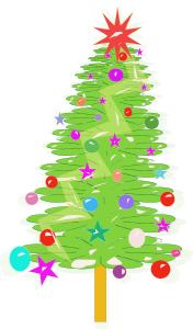 openclipart圖庫：arvore natal