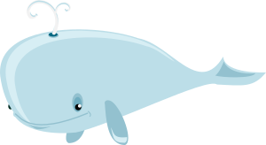 openclipart圖庫：cartoon whale