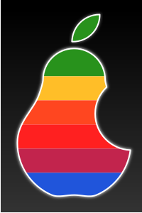 openclipart圖庫：Pear Logo - Colors
