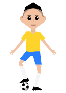 openclipart圖庫：Futball Player