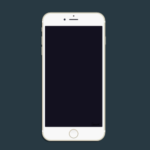 openclipart圖庫：Gold New iPhone 6 Plus