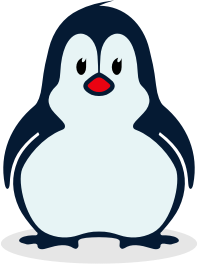 openclipart圖庫：Peggy the Penguin remixed