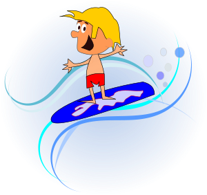openclipart圖庫：SURFISTA