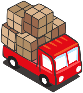 openclipart圖庫：Red truck