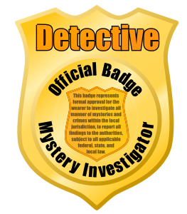 openclipart圖庫：Detective or Police badge Remix