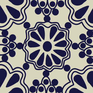 openclipart圖庫：Mexican Tile Pattern - B