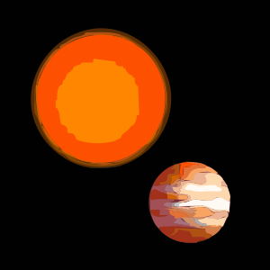 openclipart圖庫：Planet Comparison