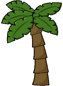 openclipart圖庫：Brighter palm tree