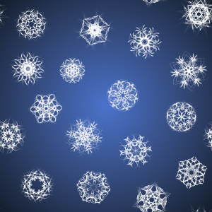 openclipart圖庫：snowflakes pattern