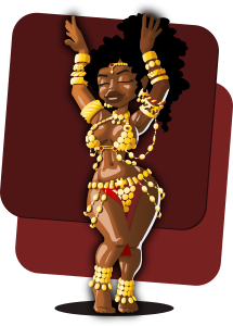 openclipart圖庫：Belly dancer