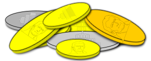 openclipart圖庫：Coins