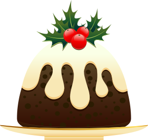 openclipart圖庫：Christmas Pudding
