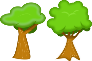openclipart圖庫：soft trees