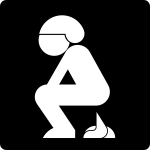 openclipart圖庫：Caganer, icona botó