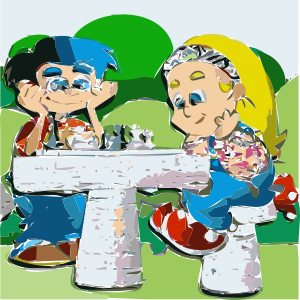 openclipart圖庫：Chess In the Square