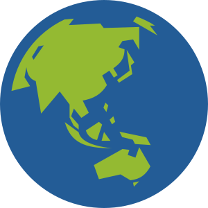 openclipart圖庫：Globe Icon facing Asia and Australia