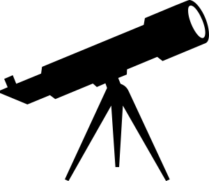 openclipart圖庫：Telescope