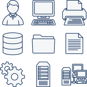 openclipart圖庫：Computer Network Icons