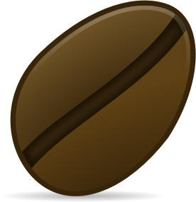openclipart圖庫：Coffee Bean Icon