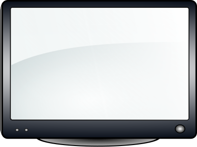 openclipart圖庫：Glossy TV