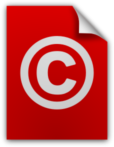 openclipart圖庫：Copyright Document Icon