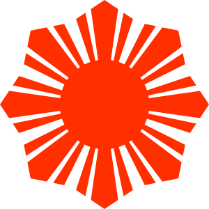 openclipart圖庫：Sun Symbol Red