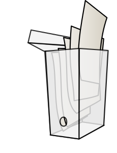 openclipart圖庫：Archive box
