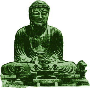 openclipart圖庫：Big Green Buddha