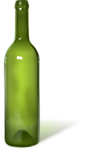 openclipart圖庫：Bottle - detailed (with shadow)