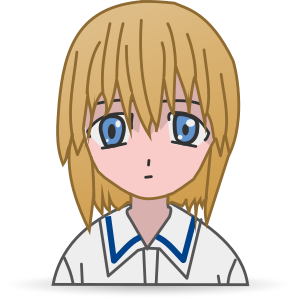 openclipart圖庫：manga user