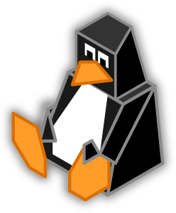 openclipart圖庫：Isometric Tux