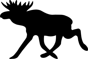 openclipart圖庫：Moose icon