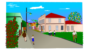 openclipart圖庫：Grupo escolar 