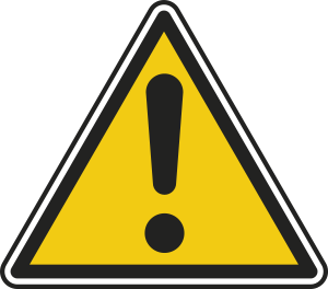 openclipart圖庫：Danger panel