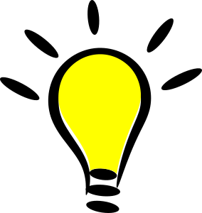 openclipart圖庫：Light Bulb Lit