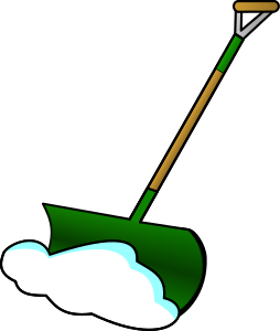 openclipart圖庫：Snow Shovel