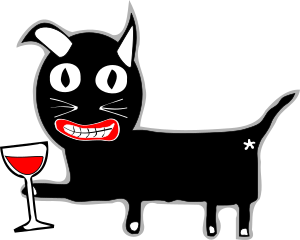 openclipart圖庫：Crazy cat
