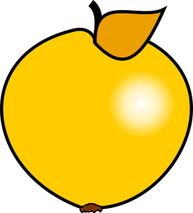 openclipart圖庫：Golden apple