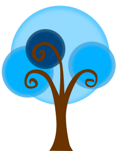 openclipart圖庫：Blue Tree