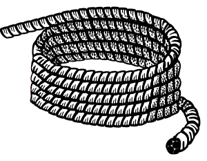openclipart圖庫：rope - lineart