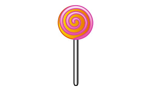 openclipart圖庫：Striped lollipop