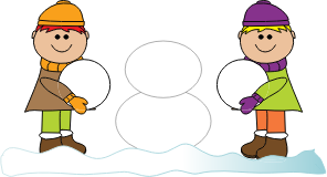 openclipart圖庫：make a snowman